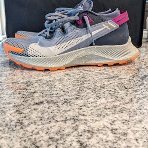 Nike Blue and Purple Running Shoes